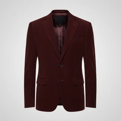 Blazer guinda elegante para hombre