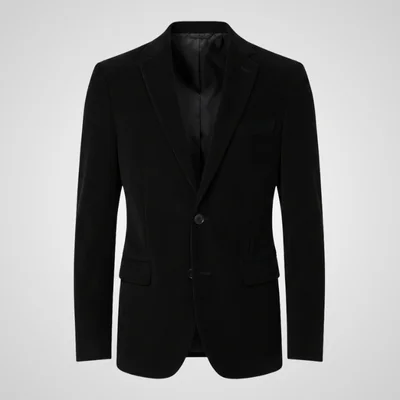 Blazer negro clásico para hombre