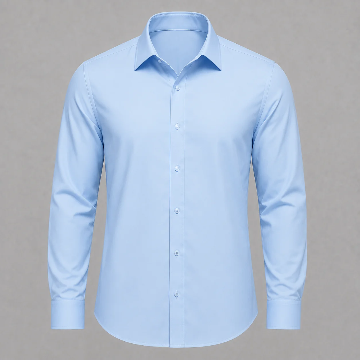 Camisa celeste premium de vestir para hombre