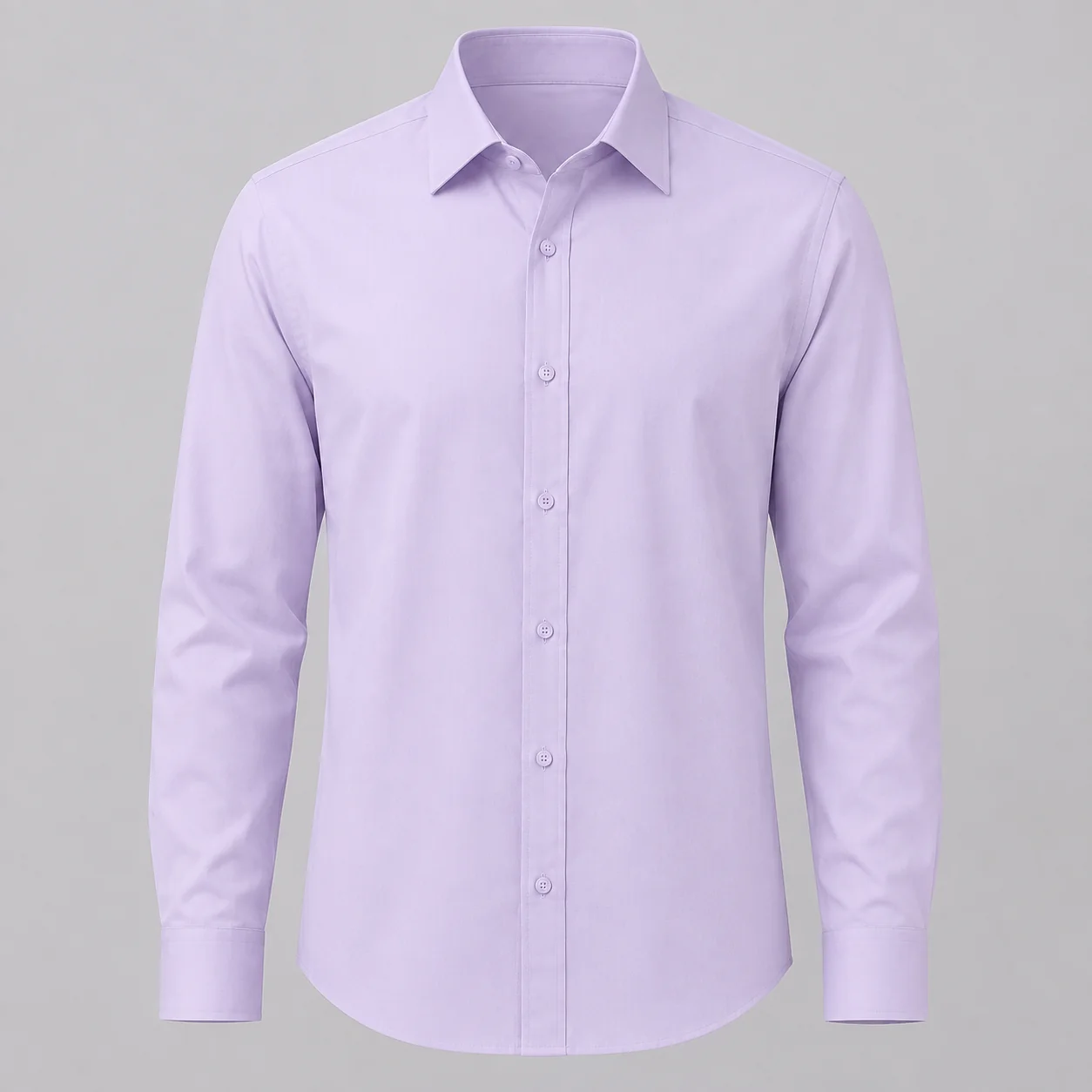 Camisa lila de vestir para hombre